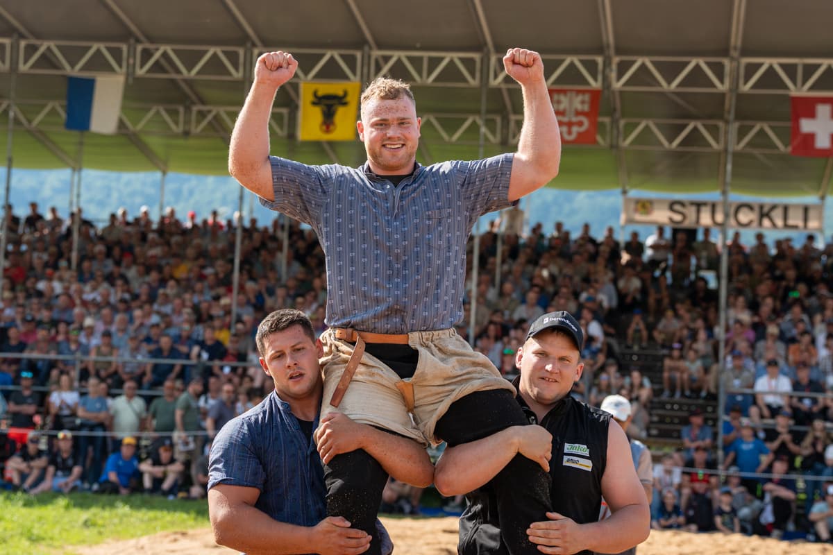 Sieger in Sachseln: Marc Lustenberger. (Bild: Rene Burch)